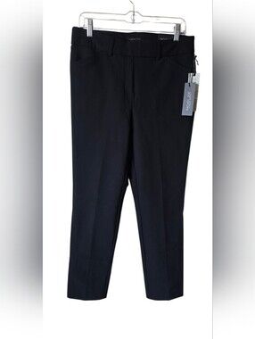 NWT Rachel Zoe Black High Rise Slim Skinny Leg Dress Pants Sz 10